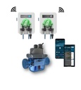 Kit Régulation Wifi Avec Chambre Analyse Connectée Chlore et pH