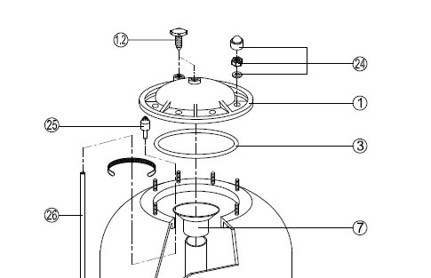 Kit couvercle à visser transparent - RRFI0001.04R