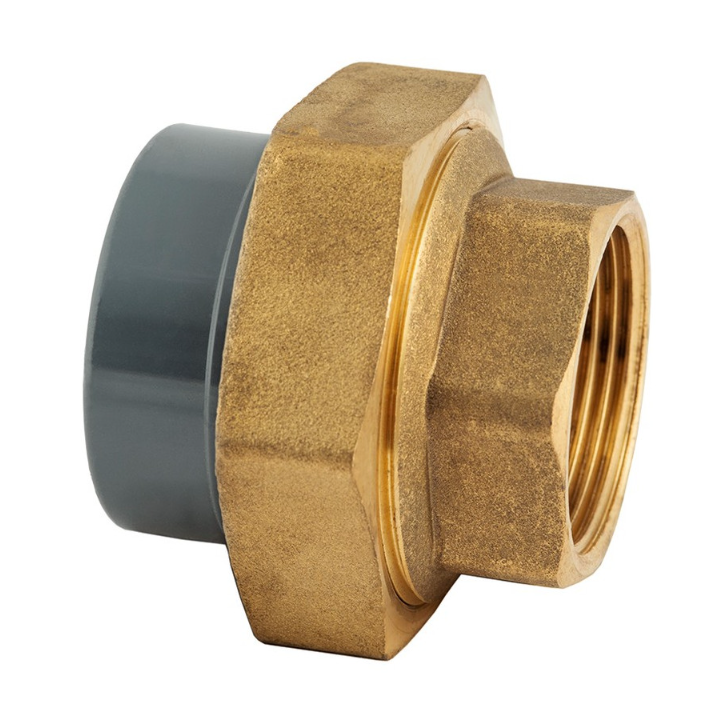 Raccord Union Laiton-Pvc 50Fxf1,5"
